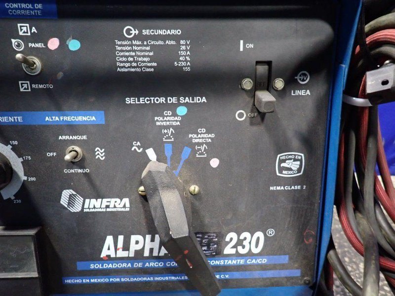 INFRA 150 AMPS TIG WELDER  -  ALPHA TIG 230
