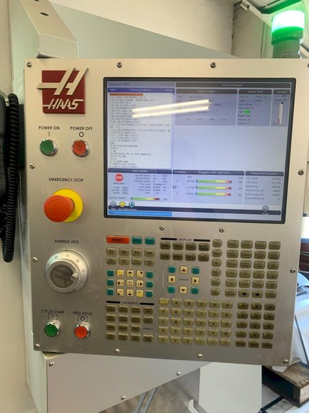 2019 HAAS VF-5/40 4 Axis Ready, 10K Geared, Remote Jog, 24+1 Side ATC Vertical Machining Center