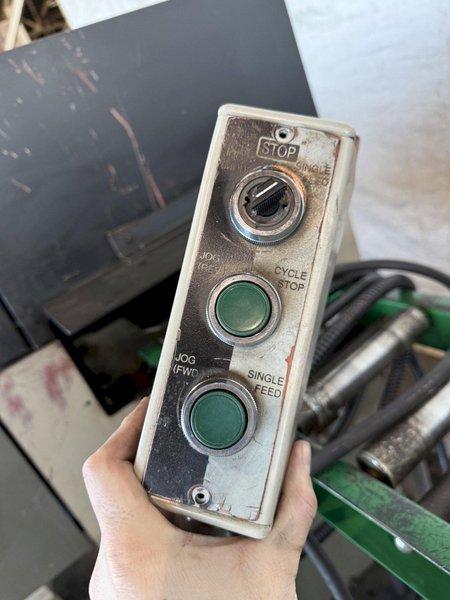 3,300 LB x 5.9&quot; x .06&quot; ORII SERVO FEEDLINE W/ DUAL UNCOILER. STOCK # 0130125.