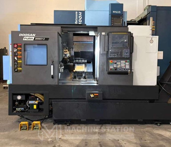 Doosan Puma 2600SYII CNC Lathe – 2021 C Axis Live Tooling, Sub Spindle, Y Axis
