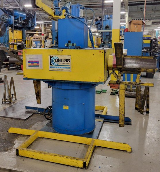 DALLAS Complete Coil Feed Line (Double End Coil Reel) 6,000 lb x 18" Wide x .125"