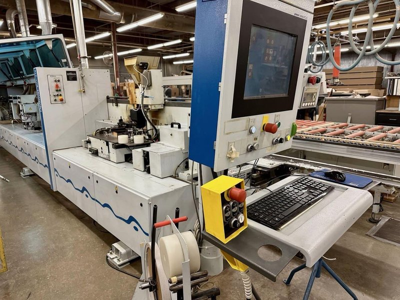 Homag Optimat KAL310 Edgebander, 2007 – Pre-Mill Profile Molding, End Polishing, I-Tooling, Fine Trim