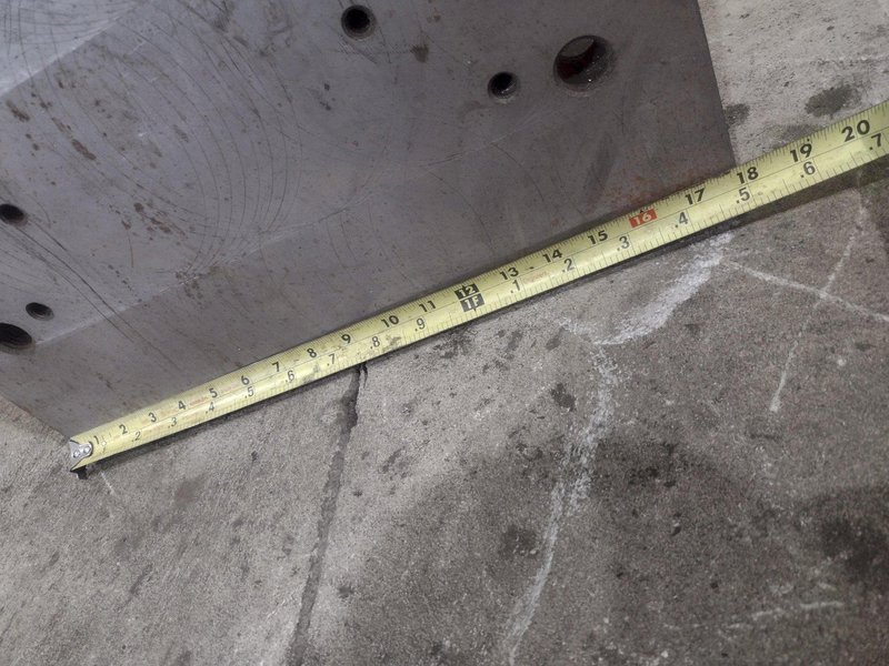 18&quot; X 30&quot; X 1.5&quot; THICK ANGLE PLATE: STOCK #23575