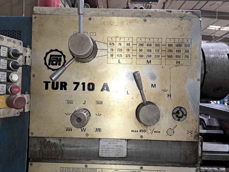 28&quot; x 118&quot; Toolmex TUR 710A Engine Lathe