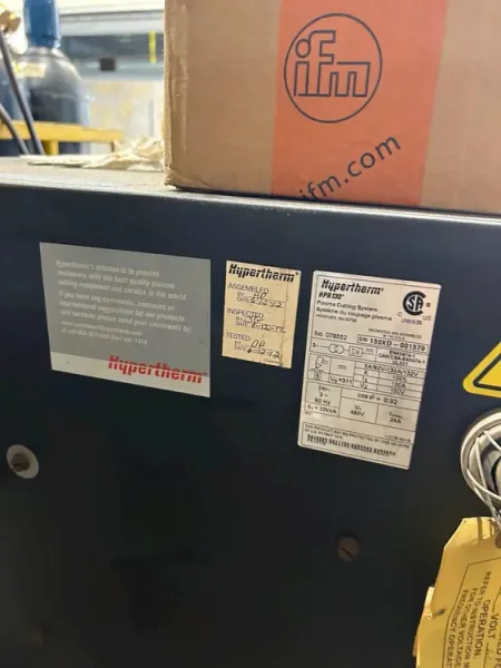 USED KOIKE ARONSON 8' X 20' 130 AMP HIGH DEFINITION CNC PLASMA CUTTER MODEL PLP-2500, Year: 2012