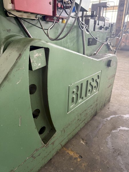 110 TON BLISS C-110 OBI PRESS. STOCK # 0789624.