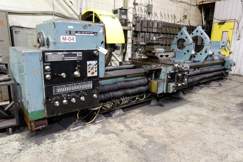 42" X 13' TOS MODEL #SU100HD  ENGINE LATHE: STOCK #71747