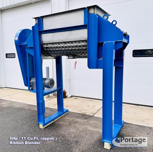 Aaron Equipment Jacketed 11-Cu.Ft. Ribbon Blender