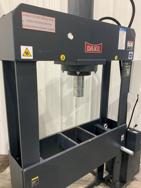 70-TON DAKE PSS 70 HYDRAULIC H-FRAME SHOP PRESS: STOCK #81211