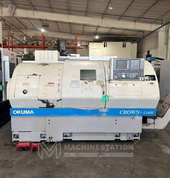 Okuma Crown 769S L1420/650 CNC Turning Center – 12″ Chuck Lathe
