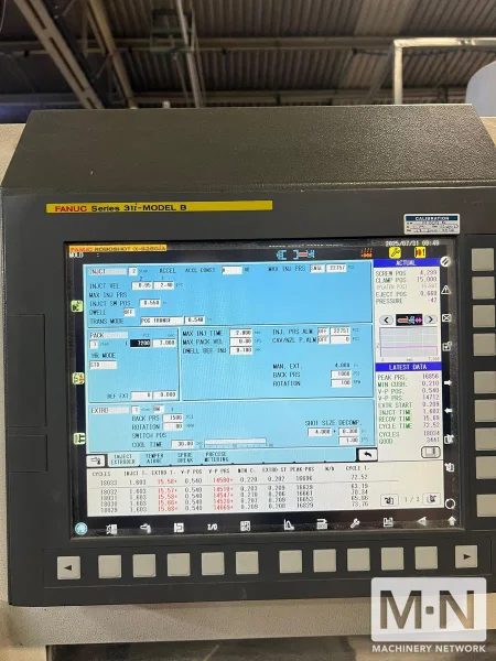 275 TON 14.6 OZ MILACRON MODEL ROBOSHOT S2000I-275B ELECTRIC INJECTION MOLDING MACHINE MFG 2015