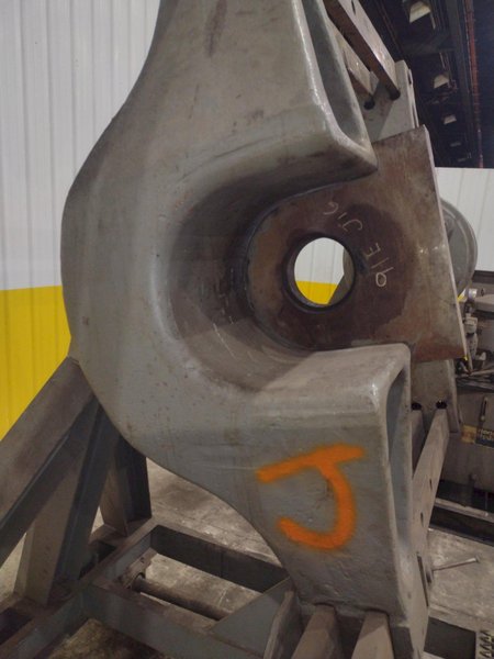 400 TON RODGERS  MODEL #1F400D-7214 HYDRAULIC HORIZONTAL INCLINED WHEEL PRESS: YOBRO 24526