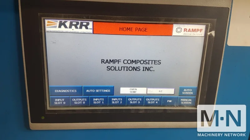 FSP ROTOFLOW model M-100PC Rotational Molder MFG 1998