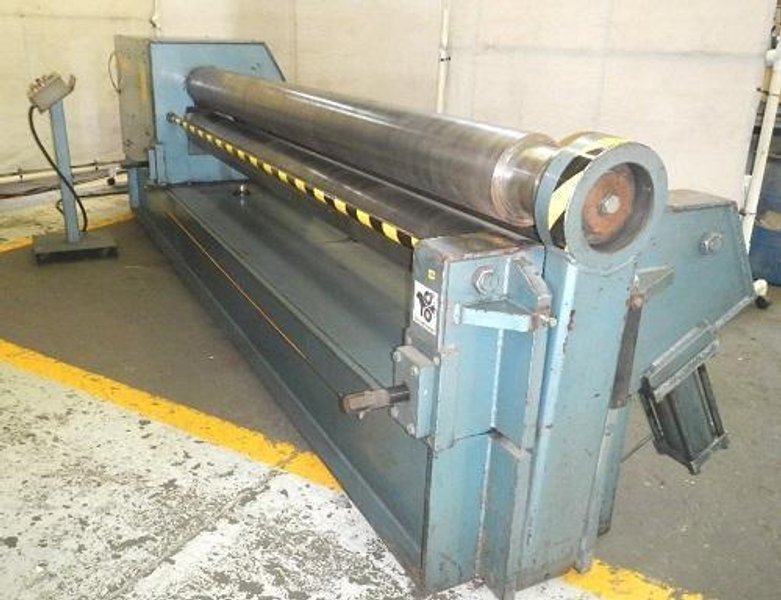10' X 1/4" MONTGOMERY HYD. INITIAL PINCH PLATE BENDING ROLL