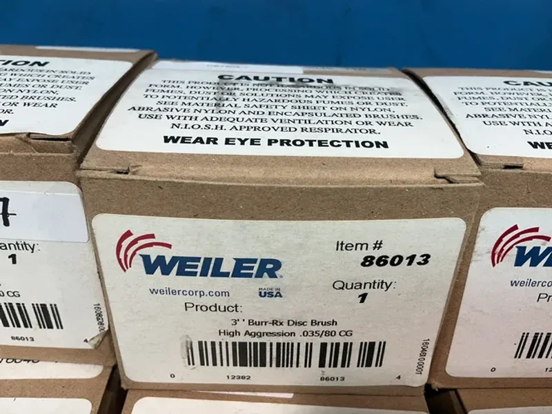 WEILER 3” BURR-RX DISC BRUSH   -  86013