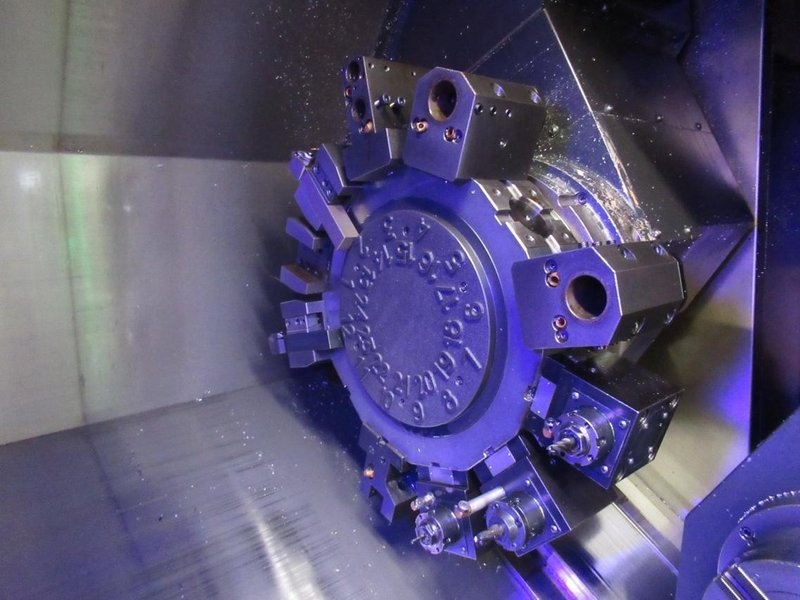 Doosan Puma 2100SY CNC Lathe, Live Milling, Y-Axis, Sub-Spindle, C-Axis Main and Sub, Chip Conveyor, Parts Catcher, Conveyor- Auction Item