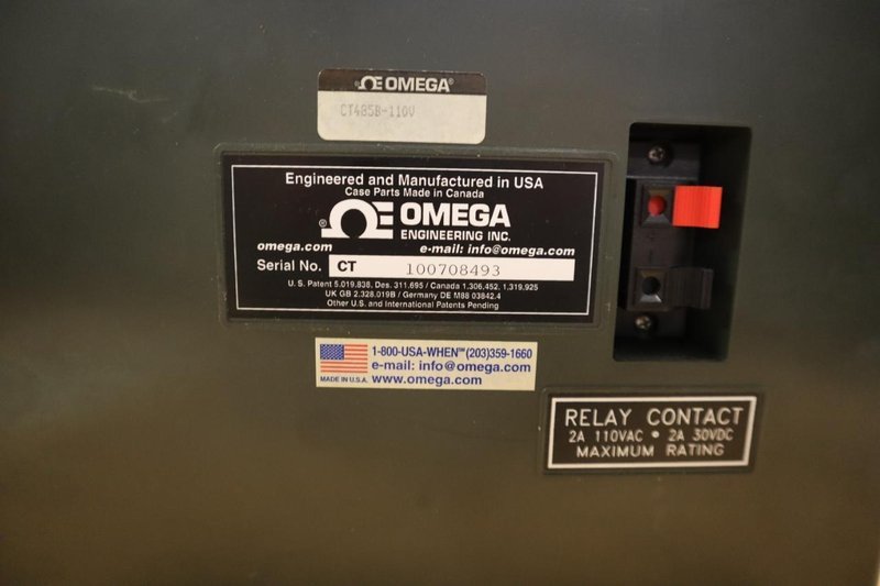 (2) Omega CT485B Temperature and Humidity Recorders with Graph, (1) Sensor- Auction Item