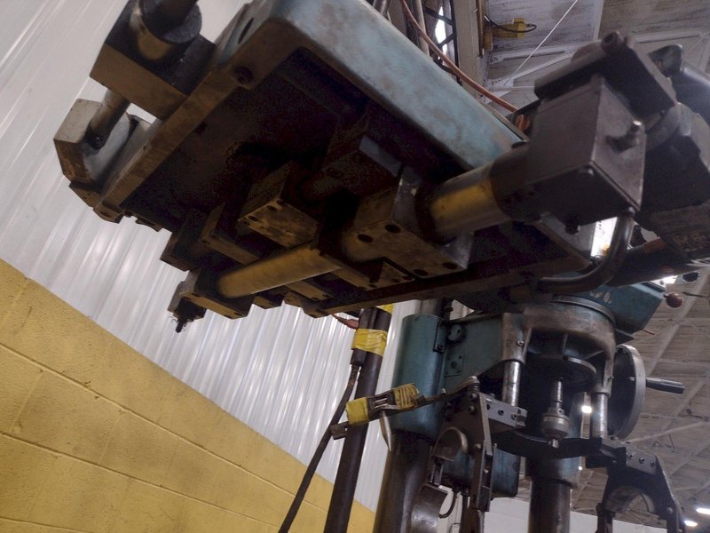 6-3/4" T-DRILL MODEL #T-150 PIPE COLLARING MACHINE WITH T-DRILL EC-150 END PROCESSING ATTACHMENT: STOCK #15864