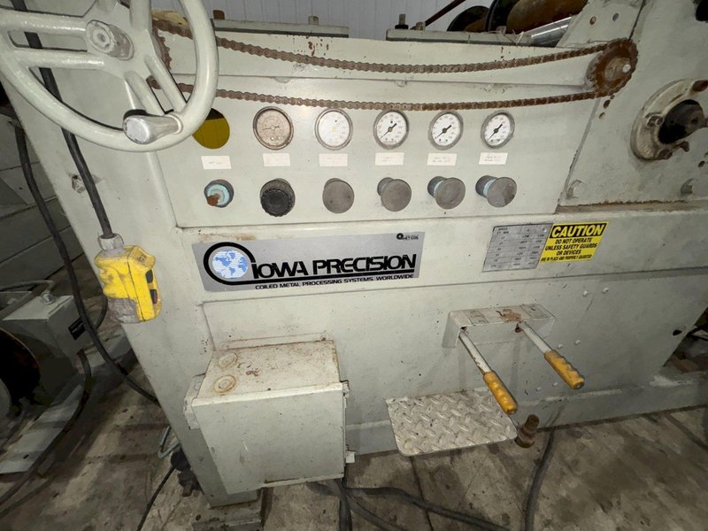 60&quot; x 16 GAUGE X 20,000 LB IOWA PRECISION MODEL #ESLPRCC6016 SLEAR LINE, SLITTING &amp; CTL CUT TO LENGTH: STOCK 20507