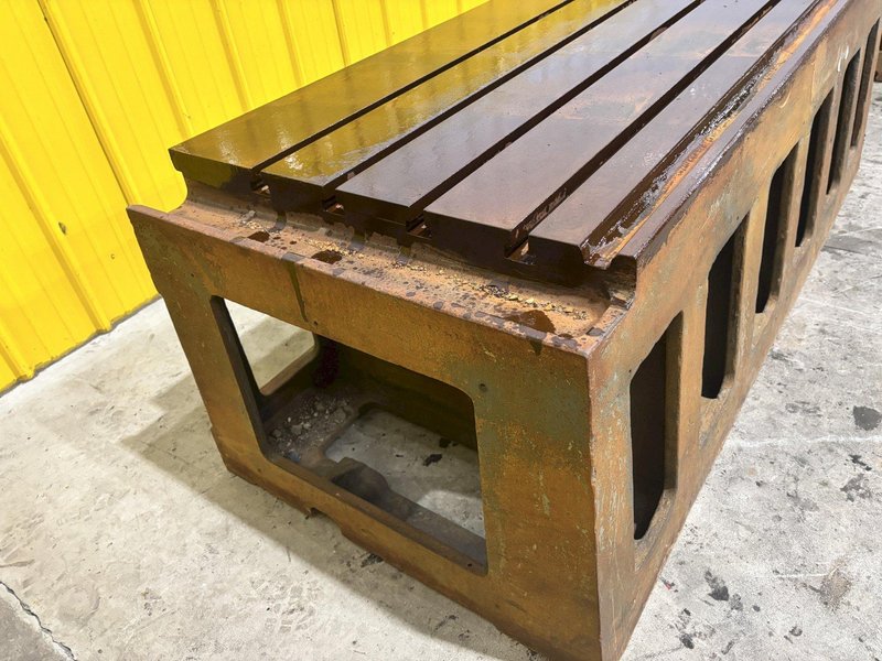 32&quot; X 64&quot; T SLOTTED STEEL DRILL BOX SETUP TABLE: STOCK #23229