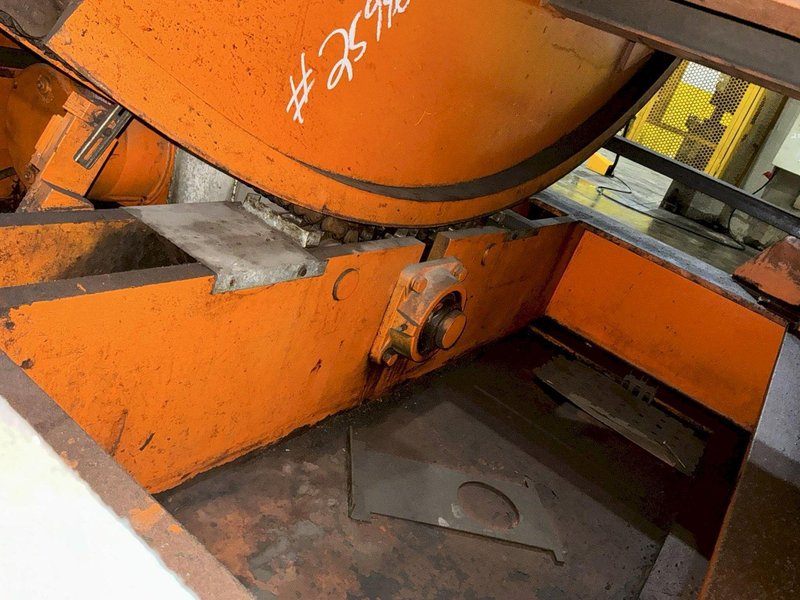 50,000 LBS (25 TON) X 84" X 72" BUSHMAN MECHANICAL POWERED UPENDER / COIL FLIPPER: YOBRO #25946