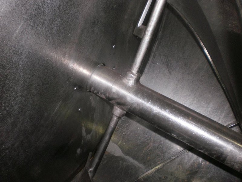 35 Cubic foot  Stainless Steel Double Ribbon Blender – 3/8″ thick Ribbons, 260 gallon Tank
