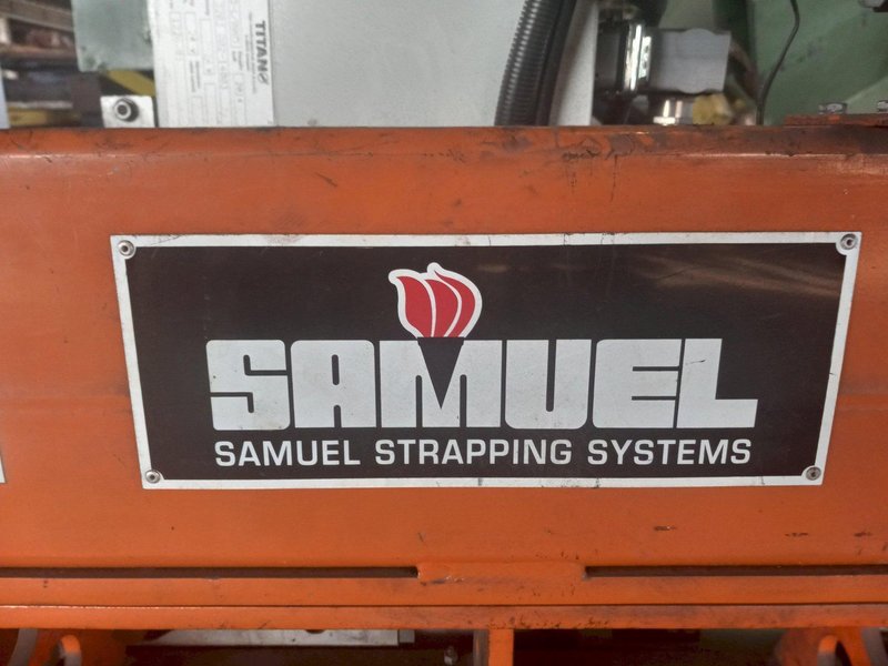 SAMUEL/SIGNODE SMSBM10/VS32 AUTOMATIC STRAPPING SYSTEM. STOCK # 0891924