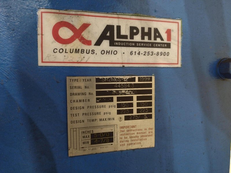ALPHA1 PARTS QUENCH COOLING SYSTEM: INCLUDES CONTROLS, HEAT EXCHANGER, DIP TANK &amp; PARTS CONVEYOR: STOCK #21690