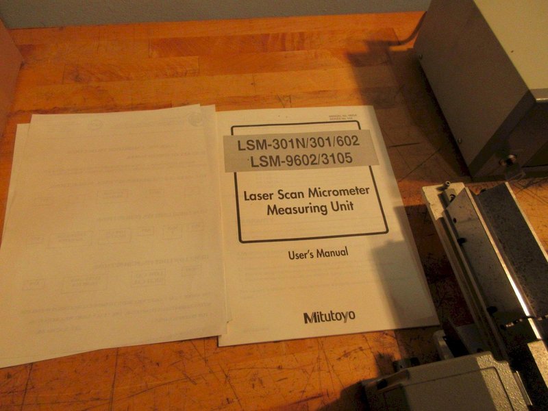 Mitutoyo LSM-3000 Laser Scan Micrometer with LSM-301N Display Unit- Auction Item