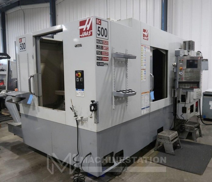 Haas EC-500-4AX CNC Horizontal Machining Center – TSC, 70 ATC, 12,000 RPM Mill