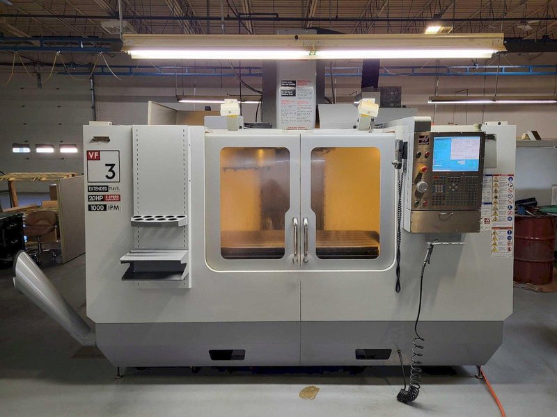 Haas VF-3BYT CNC VMC, 2009 – Chip Auger, Programmable Coolant Nozzle, High Intensity Lighting