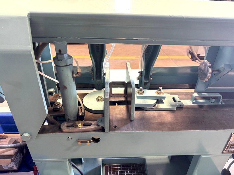 10" x 16" W.F. Wells Horizontal Band Saw L-10, 11" Rounds, 2 HP, Reconditioned