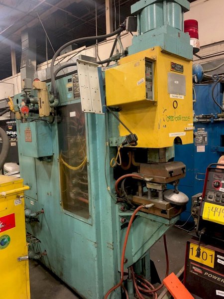 200 KVA TAYLOR WINFIELD MODEL EPE-12-200 PRESS TYPE SPOT WELDER. STOCK # 1163521