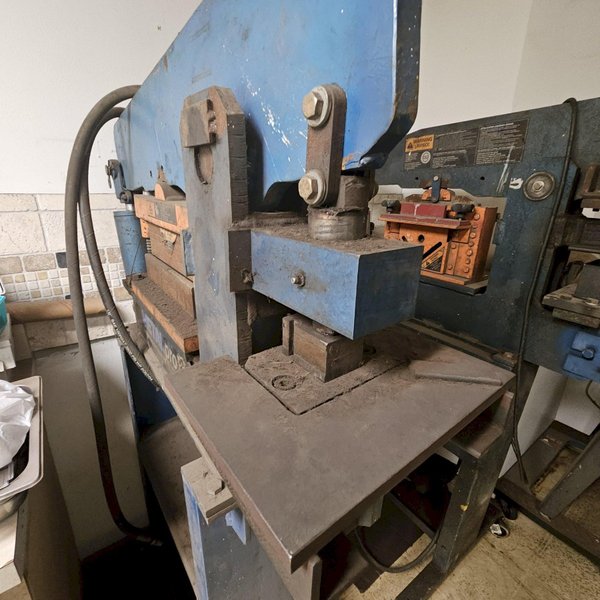 45 TON METALPRO MODEL 4500 FS TANDEM IRONWORKER SET. STOCK # 0560725.