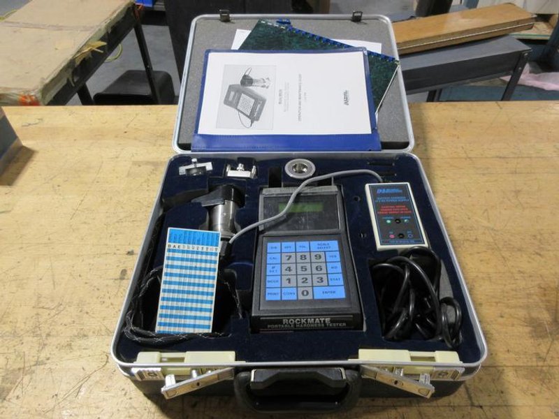 NewAge Industries RockMate Portable Digital Hardness Tester Model MRDR in Carry Case with Manuals- Auction Item