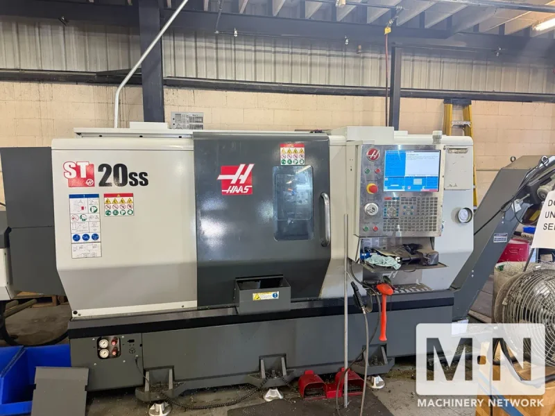 HAAS ST-20SS CNC Lathe, 2016 -  Live Tooling, Barfeed