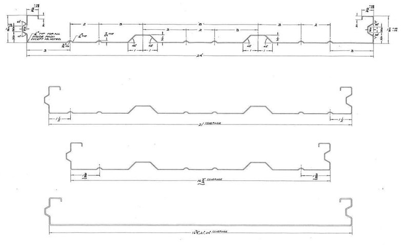 16 STAND X 3" BRADBURY ROLLFORMER, TOOLED FOR 24" WIDE RIBBED &amp; FLAT GARAGE DOOR PANELS: STOCK #22680