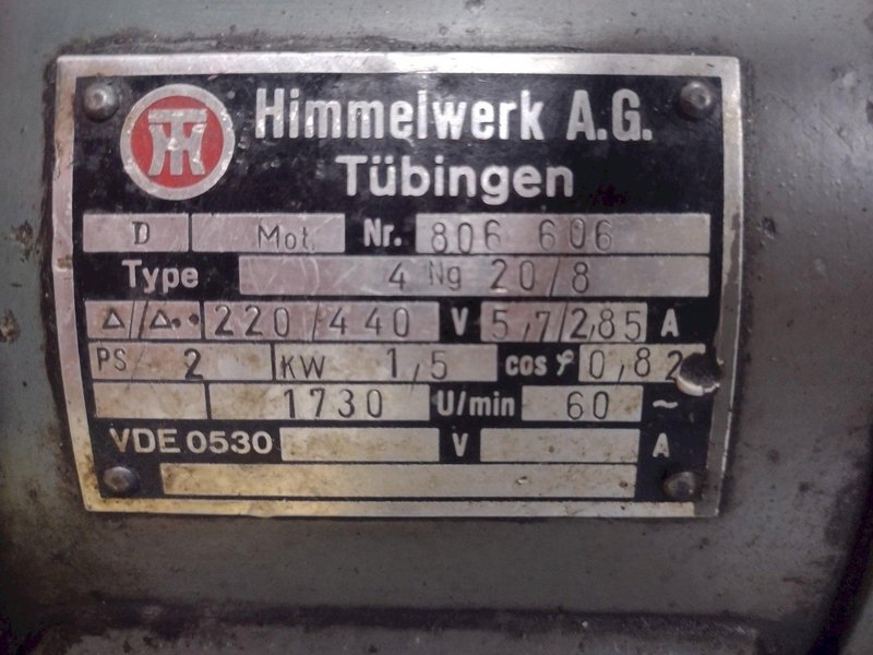 1963 LUDWIG GREFE MODEL #0 FLAT DIE THREAD ROLL THREADER: STOCK #19184