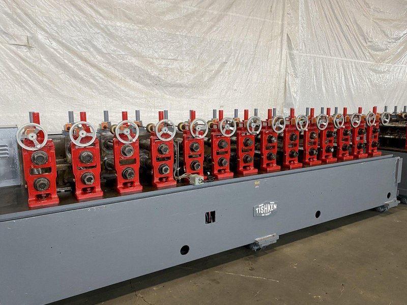 22/24 STAND X 3.5&quot; X 21&quot; TISHKEN MODEL #24HW-S-3-1/2 ROLLFORMER, NEW 1999. STOCK #0950821