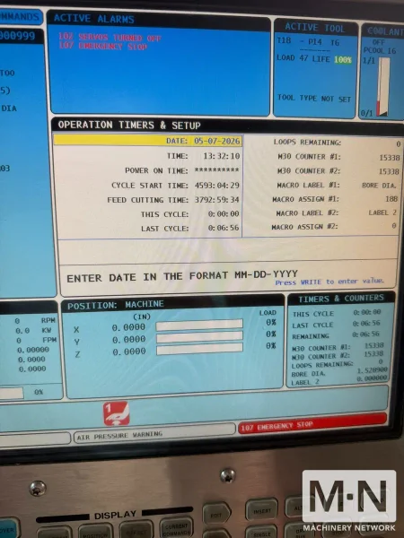 HAAS VF-4SS CNC Vertical Machining Center, 2014