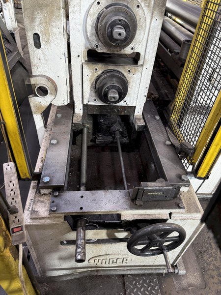 54" X .110" YODER SLITTING LINE, COMPLETE LINE, LOTS OF TOOLING: YOBRO #24277