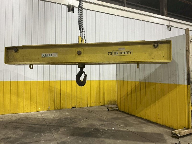 75 TON X 14' KELLY SALES &amp; ENGINEERING SPREADER BAR / LIFTING BEAM: YOBRO #25852