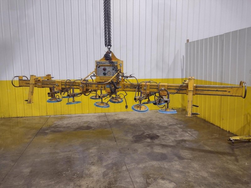 5,000 LBS ANVER MODEL #E500M10-200-5/44 VACUUM SHEET LIFTER:YOBRO #25016