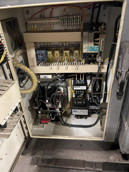 Hiteq portable electric resistance furnace system s/n 2402 with 75kw transformer rated at 75kva, 240x480 high volts, 120/240 low volts, single phase, and controls, crucilbe inside 21&quot; x 23&quot; deep id, looks to be approx. 250# aluminum capacity