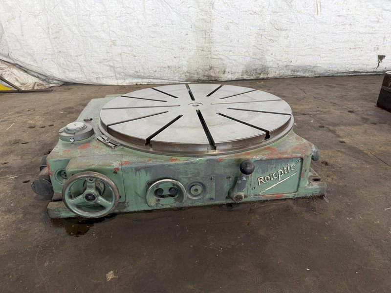 SIP ROTOPTIC PD-6H ROTATING PRECISION INDEX TABLE. STOCK # 0433526