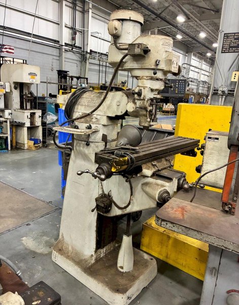2 HP BRIDGEPORT SERIES I VERTICAL RAM TYPE MILL: YOBRO #24807