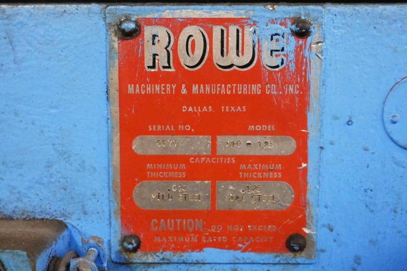 10″ x .125″ ROWE A10 125 Flattener