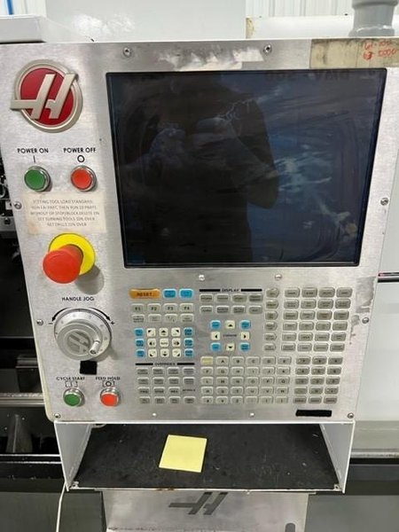 Haas ST-20 CNC Lathe with Haas Bar Feeder For Sale - 2016