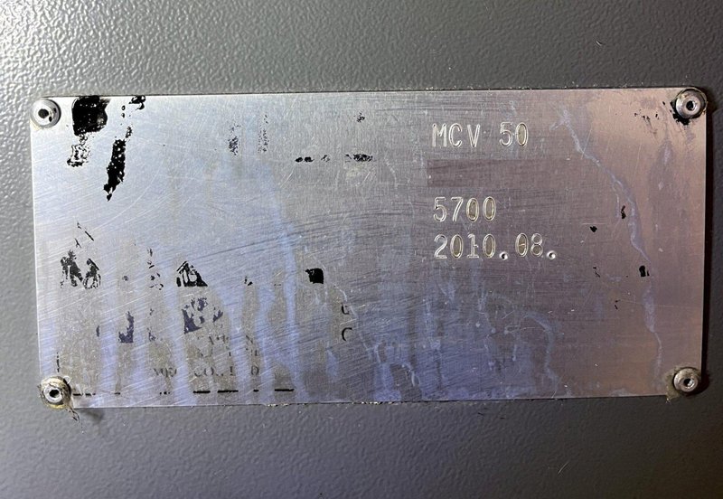 Samsung MCV 50 CNC Vertical Machining Center – TSC 12,000 RPM MILL