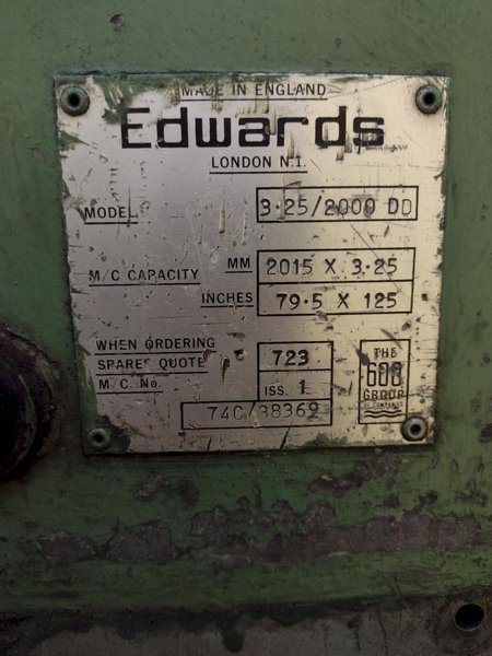 54" X 10 GAUGE DALLAS AIR FEED WITH EDWARDS SHEAR CUT TO LENGTH LINE: STOCK 15968
